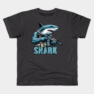 Tactical Shark Kids T-Shirt